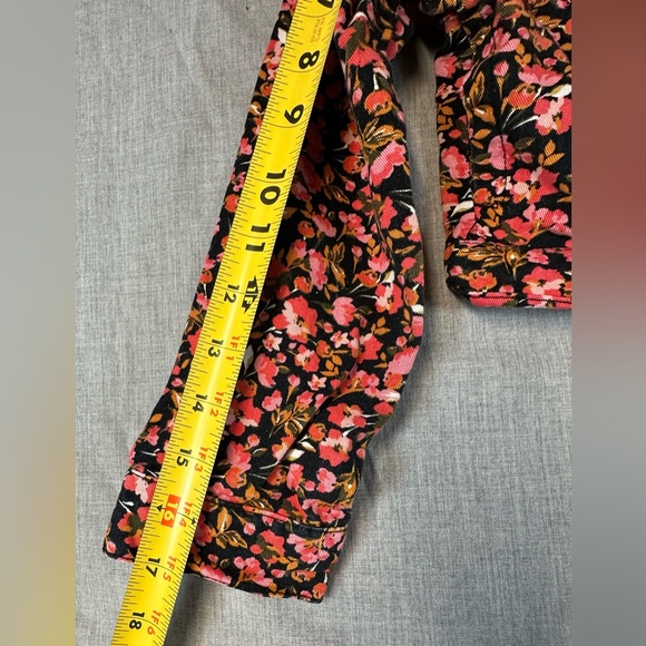 Social Standard Floral Girls Jean Jacket - Picture 7 of 7